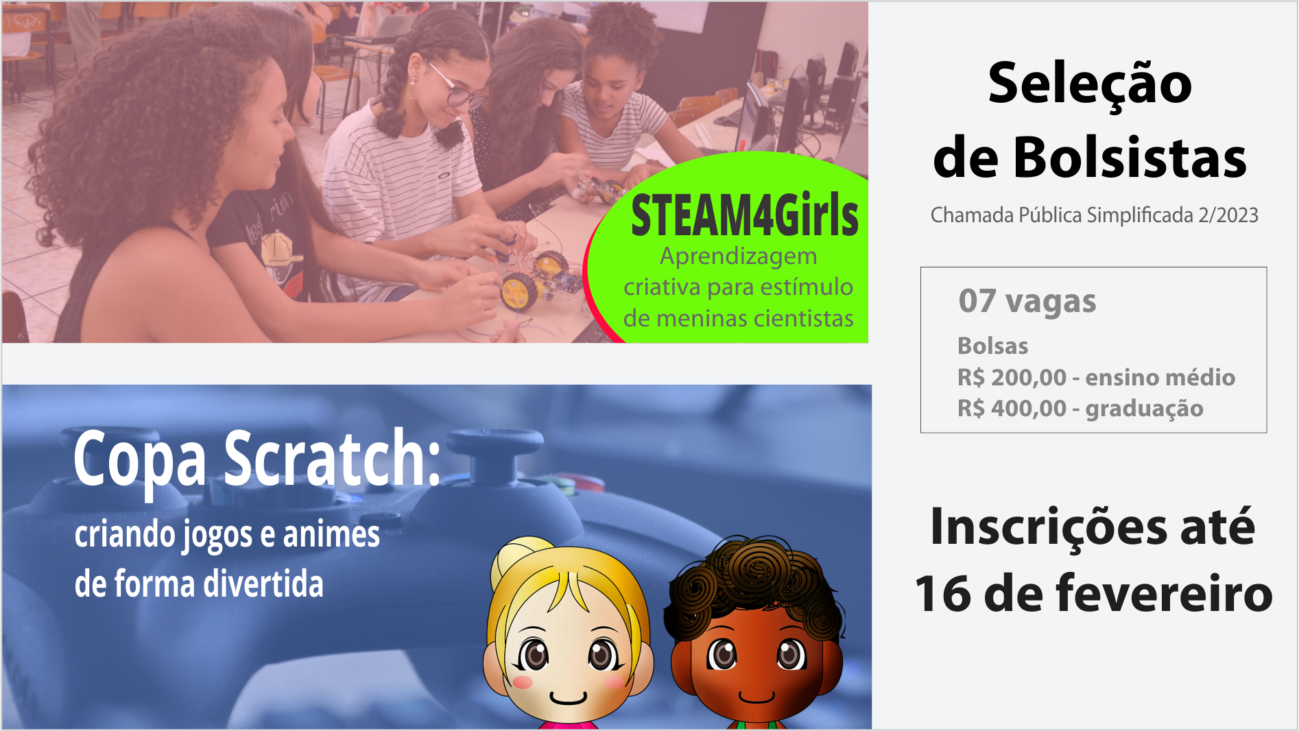 Projetos abordam a ciência de forma lúdica Projetos abordam a ciência de forma lúdica